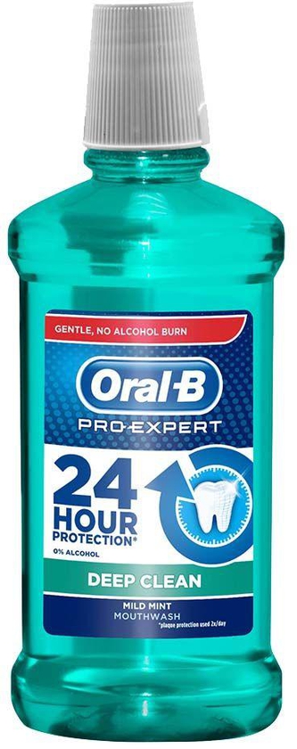 Oral B - Pro-Expert Deep Clean Mouthwash 500ml Buy Two Get One Free- Babystore.ae