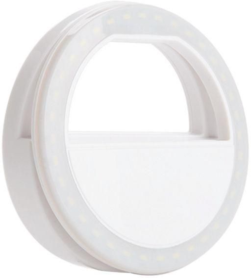 Portable Clip-on Mini Selfie Ring Light Lamp Fill-in Light Night For smartPhone