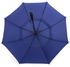 Generic Golf Umbrella Oversize Windproof Water-repellent Automatic Vented Double Canopy Sturdy Portable Stick - Purplish Blue