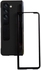 حافظة جلدية فاخرة من البولي يوريثان متوافقة مع هاتف Galaxy Z Fold 3، حافظة جلدية فاخرة (مع حامل قلم) لهاتف Samsung Galaxy Z Fold 3 - من Next store (أسود)