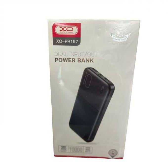 XO XO PR197- Fast Charger Power Bank, 10000 mAh - Black