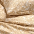 JÄTTEVALLMO غطاء لحاف و ٢ غطاء مخدة, أصفر/أبيض, ‎240x220/50x80 سم‏ - IKEA
