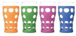 Lifefactory Large Beverage Glass - Pack of 4 - Multicolour