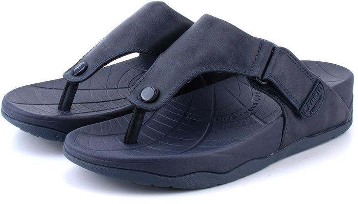 LARRIE Ladies Comfort Thong Sandals - 3 Sizes (Navy)