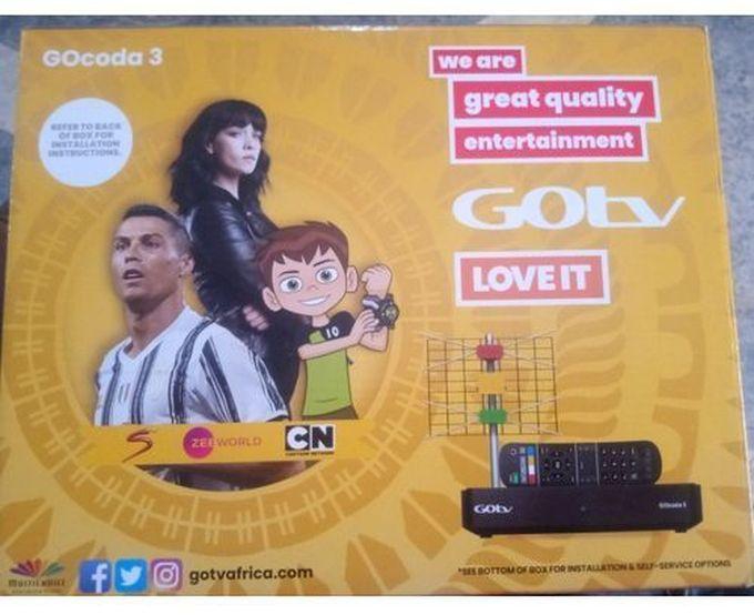 Gotv Gotv Decoder + Antenna + 1 Months GOTV MAX Subscription