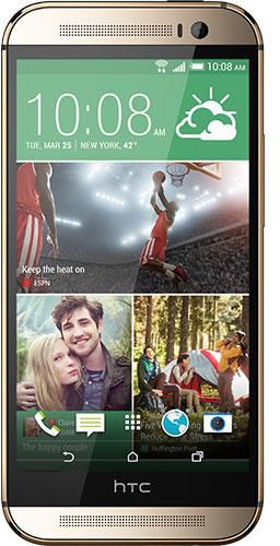 HTC One M8 16GB LTE Smartphone Gold