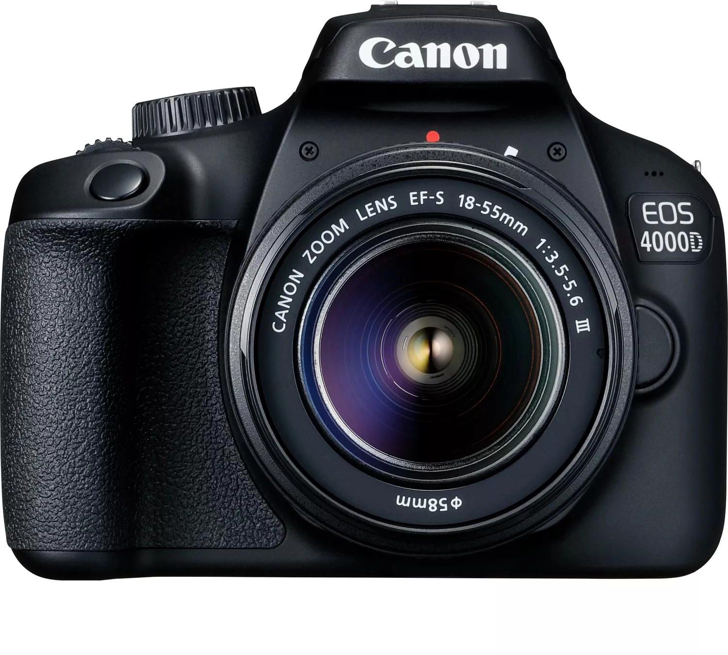Canon EOS 4000D, DSLR, 18-55mm III Lens