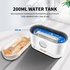 Humidifier Ultrasonic Stone Salt Volcanic With 3D Color Light -200Ml White