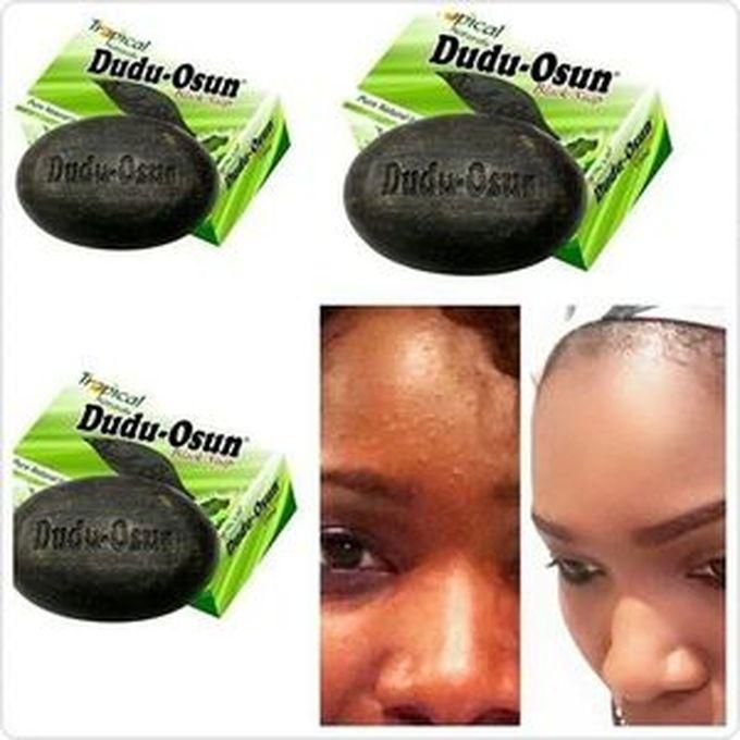 Tropical Naturals 3 -Pack Dudu-Osun Pure Natural Ingredients Black Soap-150g