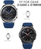 Tentech Silicone Sport Watch Band 20mm Compatible With Samsung Gear Sport/Samsung Watch 4/5/5 Pro/S2 Classic/Active 2 40/44mm/Amazfit GTS 3/GTS 4/4 Mini/Bip 3/Pro/GTS 2 Mini/GTS 2e/Pip U/U Pro – Blue