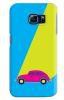 Stylizedd Samsung Galaxy S6 Premium Slim Snap case cover Gloss Finish - Retro Bug Blue