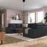 KIVIK U-shaped sofa, 6 seat - Tresund anthracite