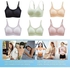 Goodern L Size Seamless Wireless Bra,Daily Bra Comfy Invisible Soft Yoga Sport Bra with Immovable Pads for Women,Everyday Bra Super Comfort Bra Shaping Bra Push Up Bra Full Coverage Bra-Natural