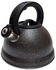 Kettle Tea pot with whistle capacity 3 liter Stainless Steel Granite Shape- Grey