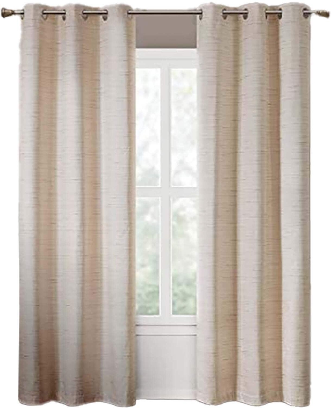 Samuel Tex Linen Curtain - Off White - 135 x 250