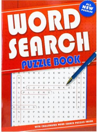 Word Search Puzzle Book - Red