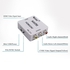 Wiistar Mini HDMI To AV CVBS RCA Converter Adapter Box