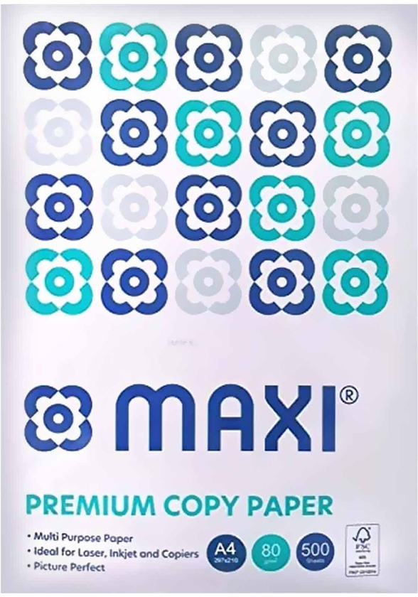 Maxi A4 Multi-Purpose Paper White 80GSM 500 PCS