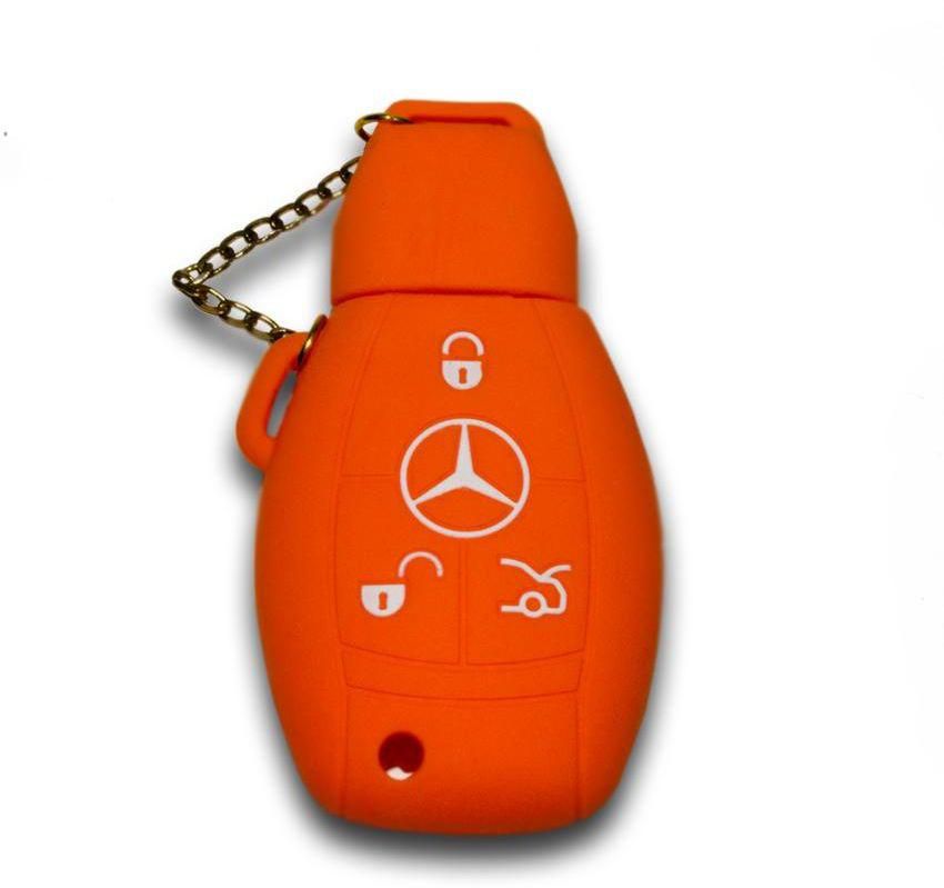 Hanso Car Key Cover for Mercedes Orange