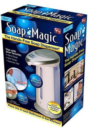 Hands Free Soap Dispenser White/Blue