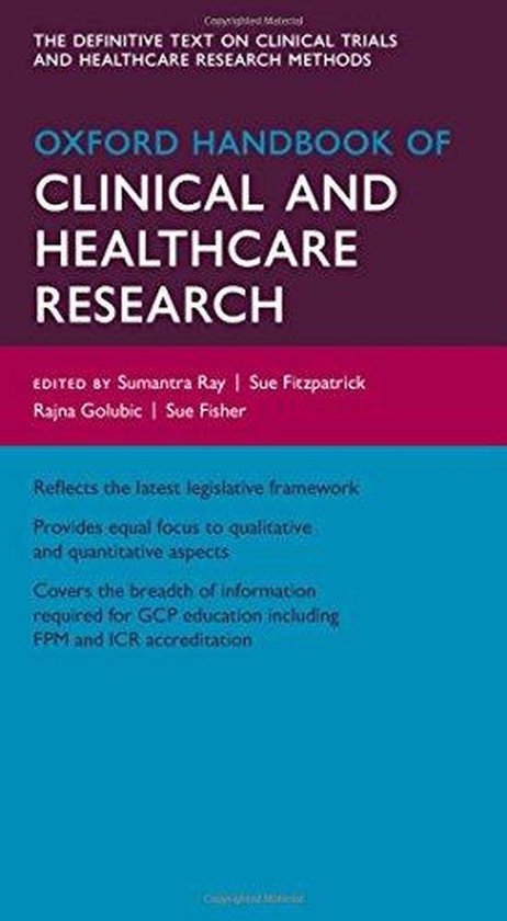 Oxford University Press Oxford Handbook of Clinical and Healthcare Research ,Ed. :1