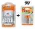 MP Rechargeable Battery Charger-AA/AAA 9V PLUS BATTERY FREE