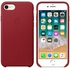 Apple iPhone 8/7 Leather Case - Red, MQHA2ZM/A
