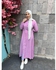 Long Sleeves Full Down Buttons Maxi Dress - Cashmere