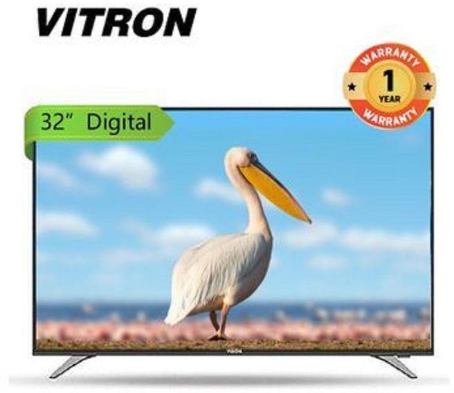 Vitron HTC3218 32 Inch Digital LED TV Frameless Wide Color Enhancer Inbuilt Decoder