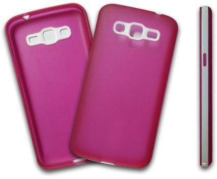 Soft Rubber Tpu Case Silicone Frame for Samsung Galaxy Grand 2 G7106 (pink)