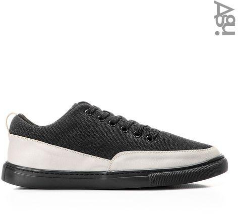 AGU Bi-Tone Casual Sneakers - Black & Grey