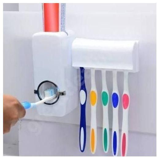 Toothbrush Holder And Automatic Toothpaste Dispenser
