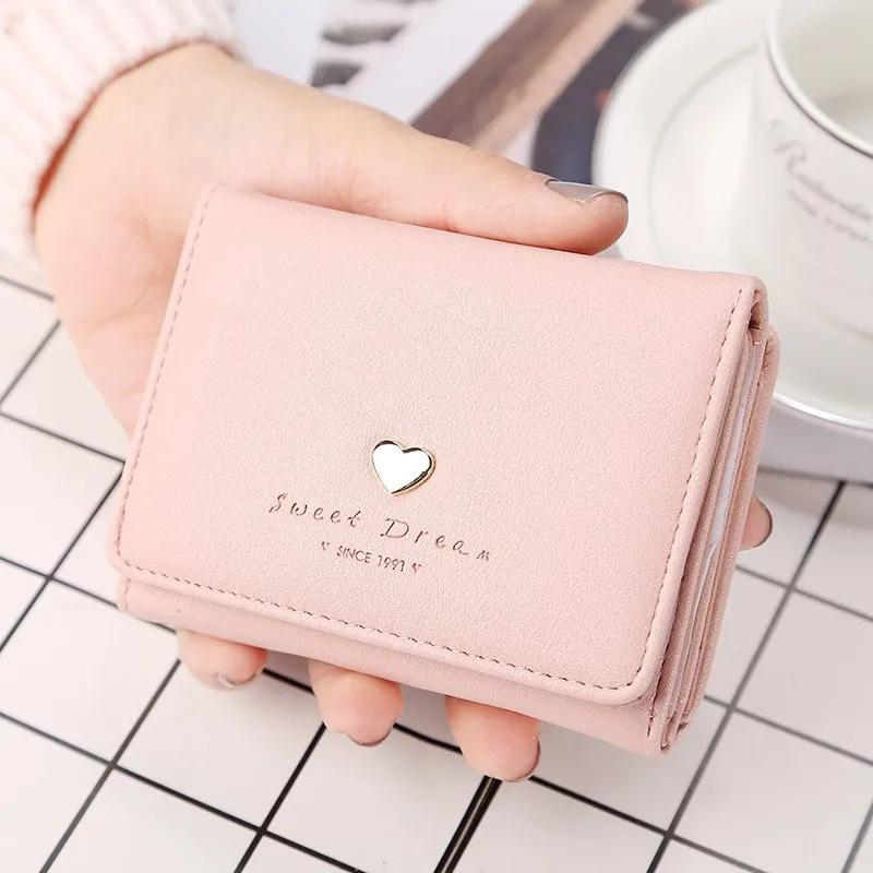 New Wallets For women Korean Buckle Large-capacity Soft Face Clutch Purses leather bag handbags
