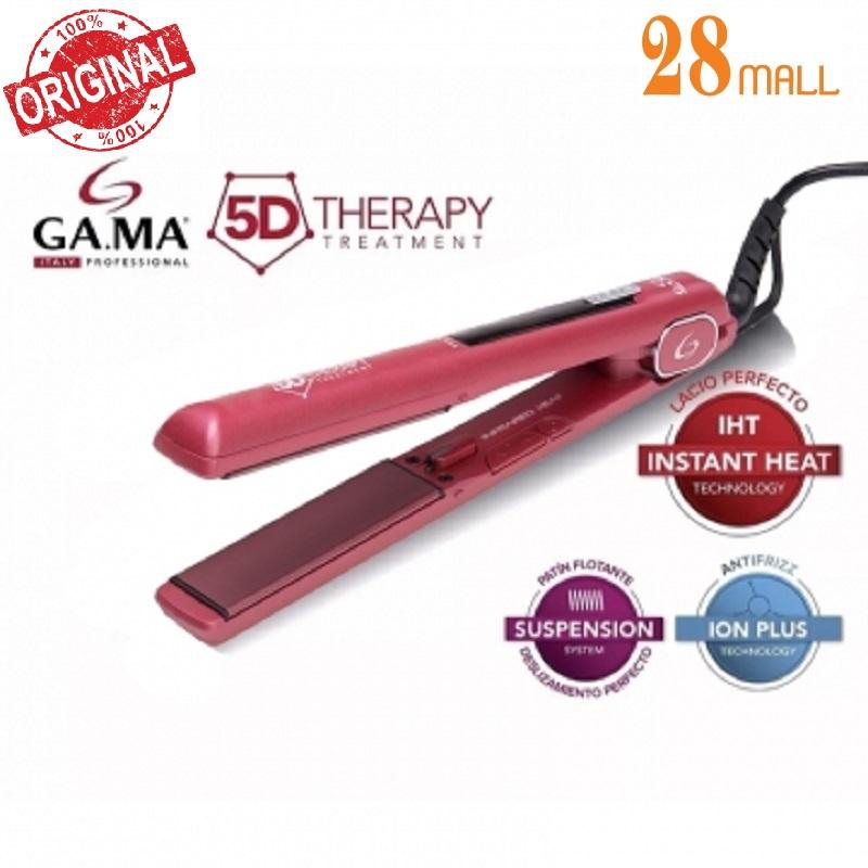 GAMA Italy Starlight Tourmaline 5D Anti-aging Hair Straightener (Red)