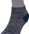 White Flower Cotton Above Ankle Sock For Unisex-Grey-4 Years