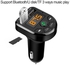 Bluetooth 5.0 Dual USB Ports FM MP3 Music Player Car-Black