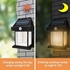 Outdoor Solar Wall Light, Outdoor Wall Light, Deck Fence Lighting, Outdoor Security Light for Garden Patio Yard 888 (PACK OF 9)