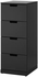 Chest of 4 drawers, anthracite