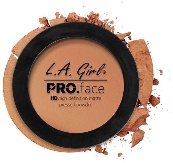 L.A Girl HD Pro Face Matte Pressed Powder - Warm Caramel, 0.25 Oz