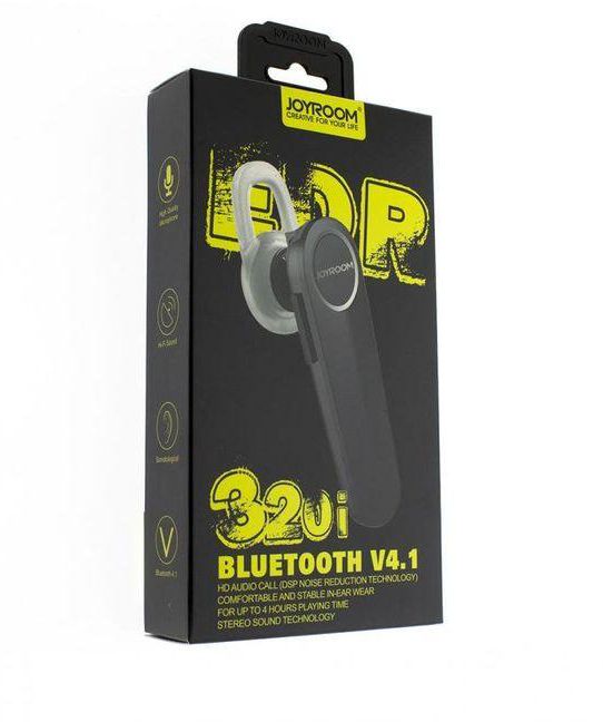 Joyroom E320i In-ear Bluetooth 4.1 Wireless Stereo Earphone with Mic - Black