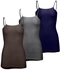 Silvy Set Of 3 Tanks Tops For Women - Multicolor, Large