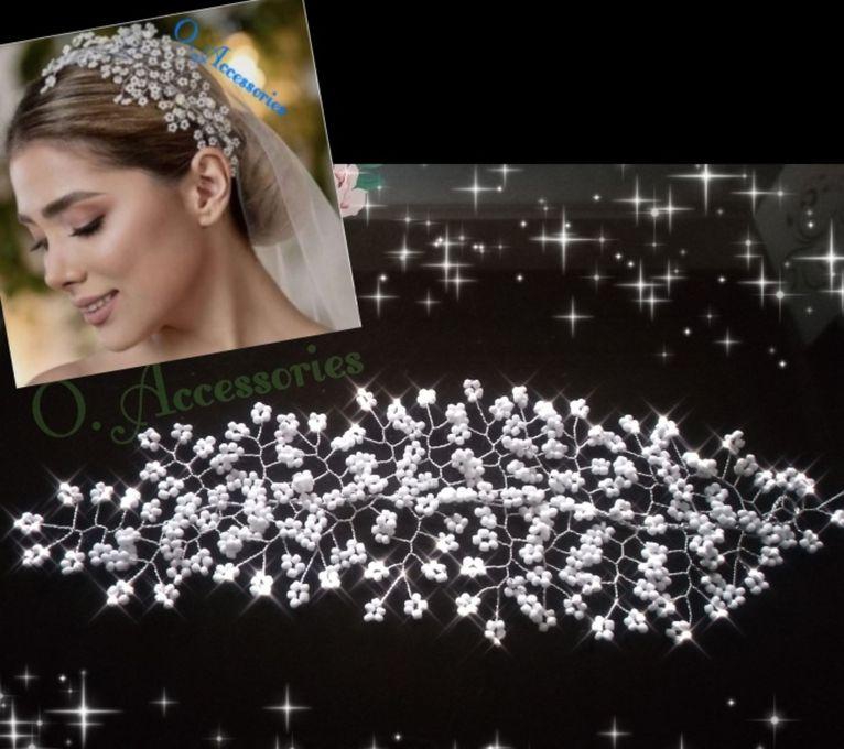 O Accessories Hair Peice _head Piece_For Wedding _silver Metal