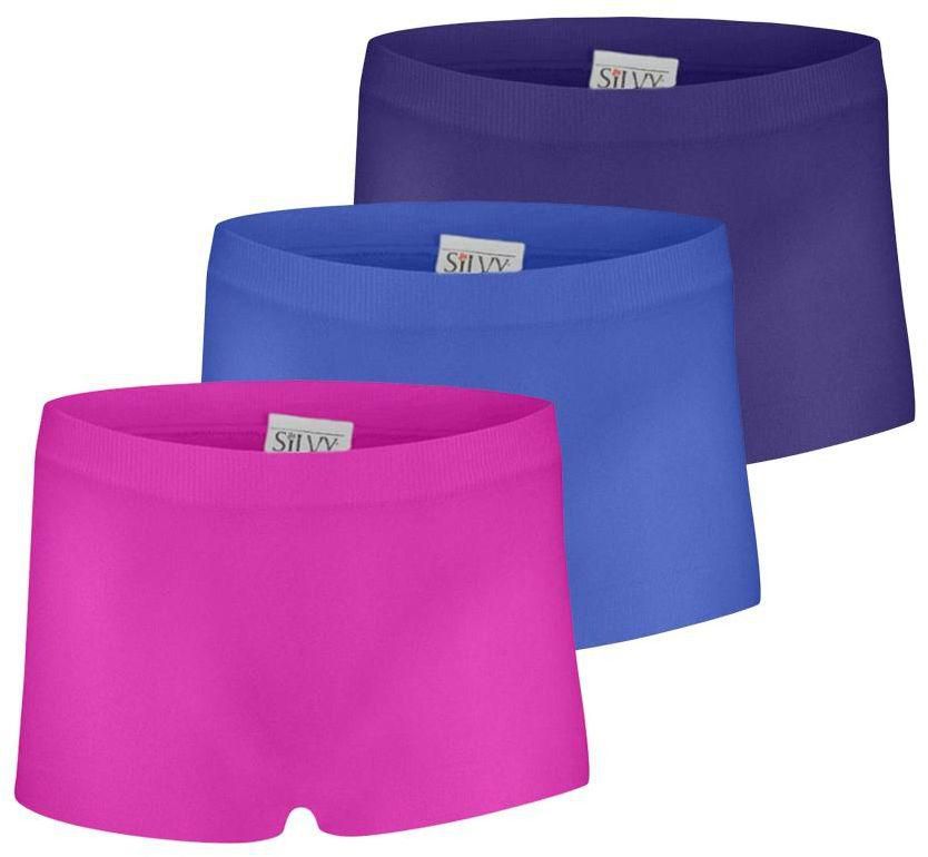 Silvy Set Of 3 Casual Shorts For Girls - Multicolor, 4 To 6 Years