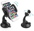 Aukey Windshield Car Mount Holder Cradle for iPhone, Samsung, Smartphones, Compact Size GPS, iPod - Black