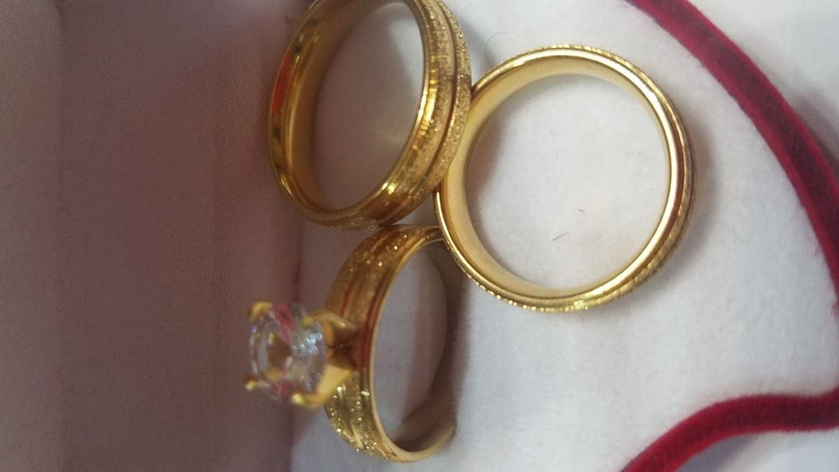 Italian Gold Plated Wedding Ring