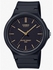Casio Men Black Dial 44 mm Silicone Band Watch MW-240-1E2VDF