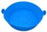 Silicone Air Fryer Liners, 6.3'' Round Reusable Air Fryer Silicone Bowls Pots Basket Covers (blue)