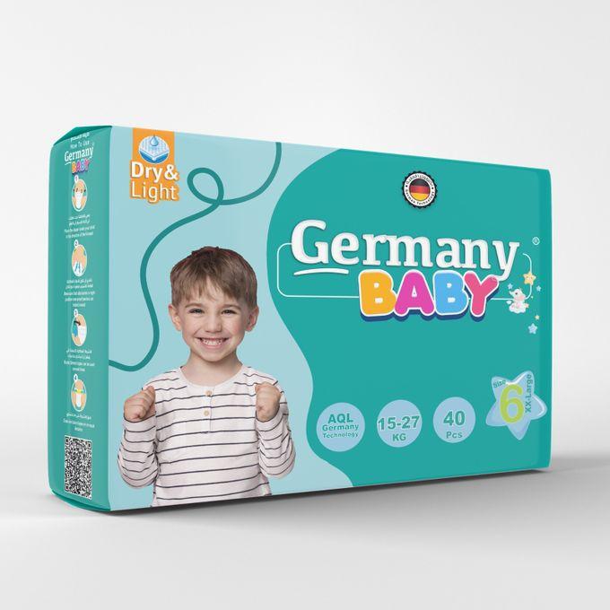 Germany Baby حفاضات جيرمني بيبي مقاس 6 من 15ك حتى 27ك - 40قطعة