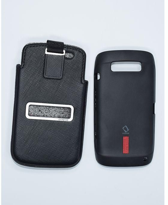 Capdase Callid Bold & Xpose Smart Pocket Value Set For BlackBerry Torch 9850 - Black