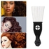 Metal Afro African American Pick Hair Comb Black 18 x 1 x 6cm